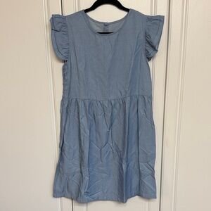 Elegant Blue Midi Dress